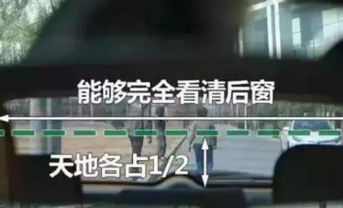 成都驾校学车后视镜该如何正确的调节呢?