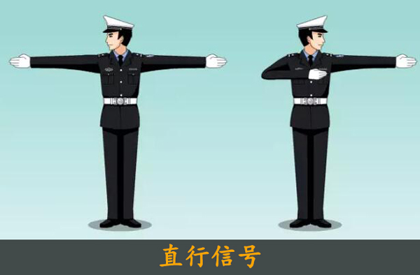 2022年交警手势图大全
