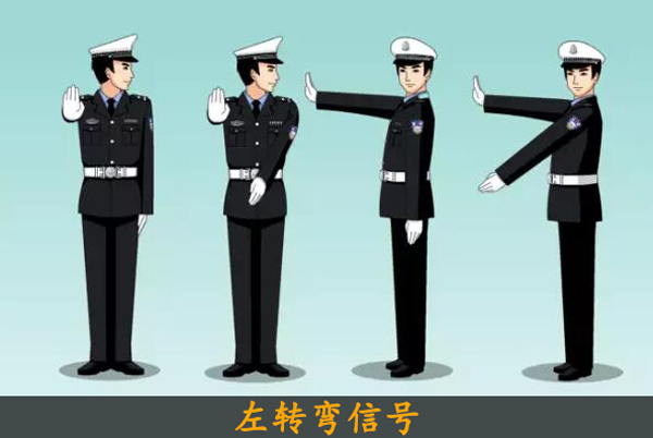 2022年交警手势图大全